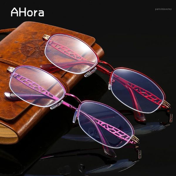 sunglasses ahora 2021lady metal carved reading glasses anti blue light half frame presbyopic eyeglasses hyperopia eyewear diopter+1.0to+4.0, White;black
sunglasses ahora 2021lady metal carved reading glasses anti blue light half frame presbyopic eyeglasses hyperopia eyewear diopter+1.0to+4.0, White;black