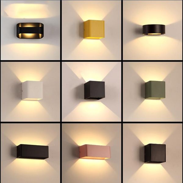 macaron wall lamp bedroom bedside living room tv background mirror front modern minimalist box light
macaron wall lamp bedroom bedside living room tv background mirror front modern minimalist box light