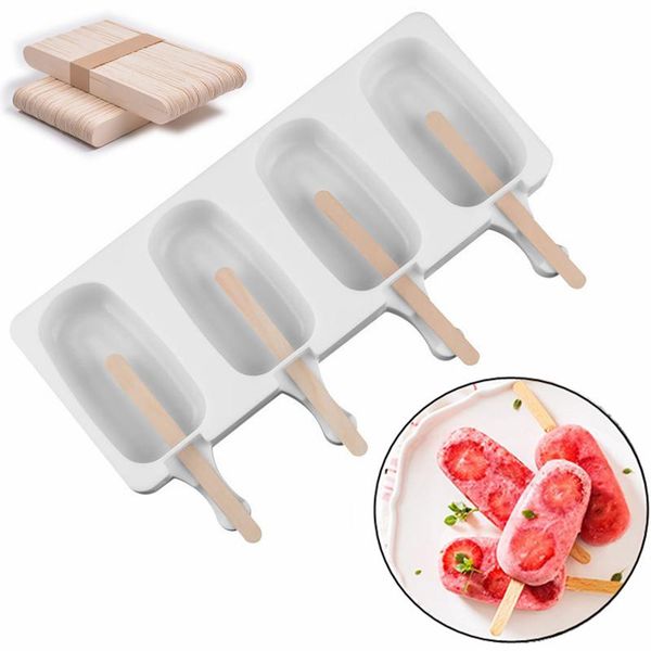 silicone ice cream mould household homemade diy ice-lolly bar er mold maker with wooden stick baking moulds
silicone ice cream mould household homemade diy ice-lolly bar er mold maker with wooden stick baking moulds