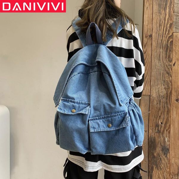 backpack fashion denim women students shoulder bags teen girl school bag mochilas female student plecak damski
backpack fashion denim women students shoulder bags teen girl school bag mochilas female student plecak damski