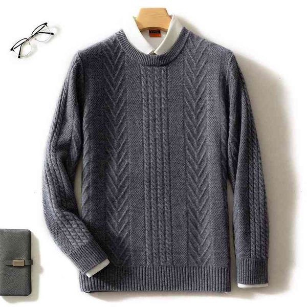 pullover cardigan sweaters men's autumn and winter cashmere round neck solid color thickened wool knitted bottom shirt, White;black
pullover cardigan sweaters men's autumn and winter cashmere round neck solid color thickened wool knitted bottom shirt, White;black