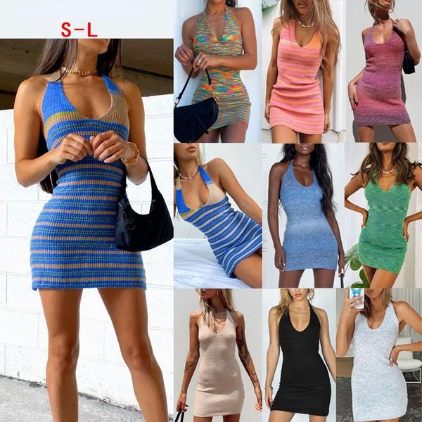 casual dresses female beach knitted bodycon dress chic women elegant lady backless sleeveless bandage halter sundress summer vacation clothi, Black;gray
casual dresses female beach knitted bodycon dress chic women elegant lady backless sleeveless bandage halter sundress summer vacation clothi, Black;gray