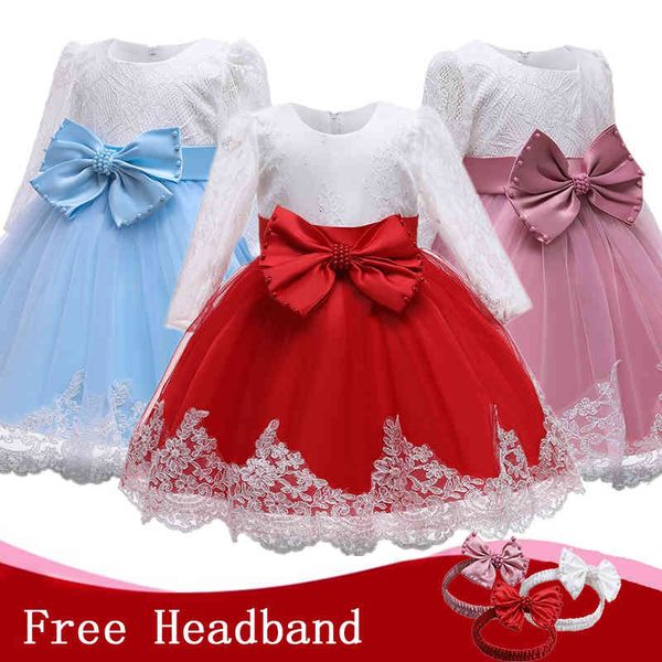 girl's christmas dress girl clothes lace long sleeve christening gown big bow tutu dresses new year party baby princess costume 1027, Red;yellow
girl's christmas dress girl clothes lace long sleeve christening gown big bow tutu dresses new year party baby princess costume 1027, Red;yellow