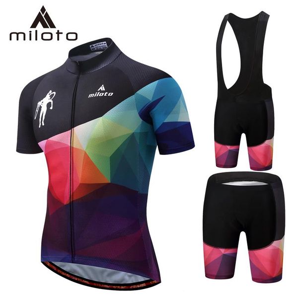 cycling jersey sets miloto set pad ropa ciclismo men summer short sleeve bike bib suits riding cloth breather pro bicycle wear, Black;red
cycling jersey sets miloto set pad ropa ciclismo men summer short sleeve bike bib suits riding cloth breather pro bicycle wear, Black;red
