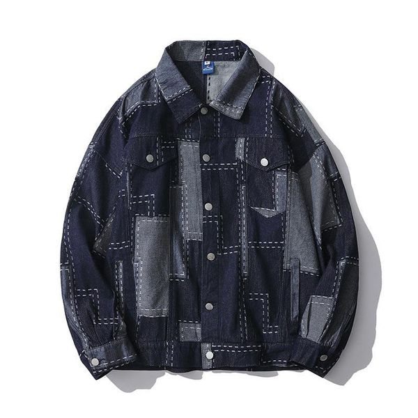 men's jackets kiovno vintage men hip cargo denim patchwork baggy cotton jeans coats for male washed, Black;brown
men's jackets kiovno vintage men hip cargo denim patchwork baggy cotton jeans coats for male washed, Black;brown