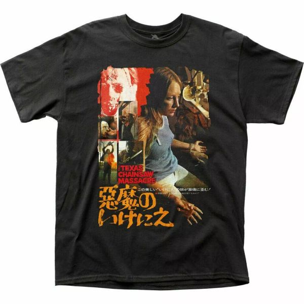Texas Chainsaw Massacre Japanese Poster T Shirt Mens Licensed Movie Tee Black, White;black
Texas Chainsaw Massacre Japanese Poster T Shirt Mens Licensed Movie Tee Black, White;black