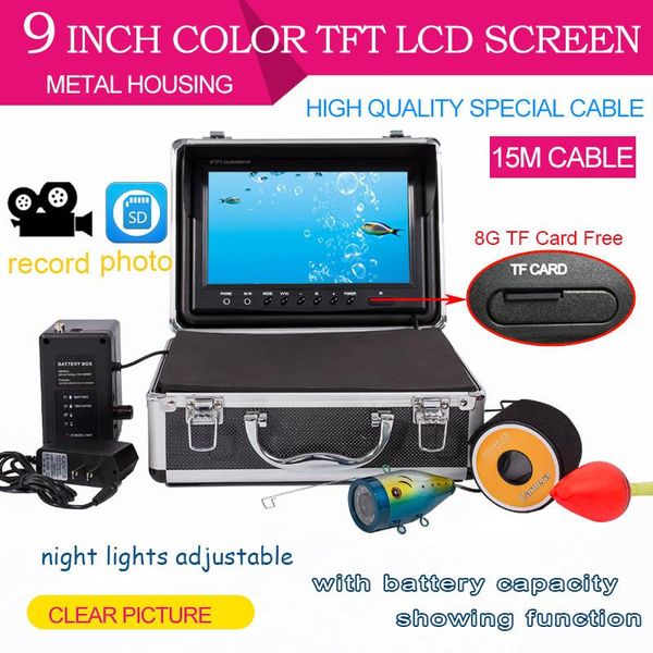 cameras wf09 15m dvr fish finder hd video fishing underwater camera infrared night vision detection raft
cameras wf09 15m dvr fish finder hd video fishing underwater camera infrared night vision detection raft