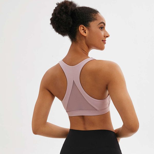 tracksuits pure color double-sided nylon yoga bra triangle back stitching mesh sports underwear for women, Gray
tracksuits pure color double-sided nylon yoga bra triangle back stitching mesh sports underwear for women, Gray