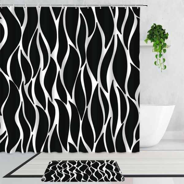 shower curtains black and white striped geometric personality art bathroom decor 2-piece non-slip carpet door mats bath curtain
shower curtains black and white striped geometric personality art bathroom decor 2-piece non-slip carpet door mats bath curtain