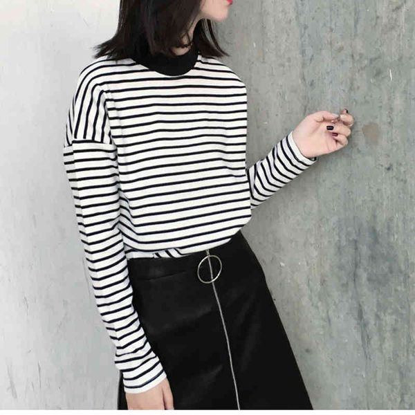 women's blouses & shirts vintage striped blouse women autumn camisa feminina cotton female s ladies long sleeve casual basic tees bigsw, White
women's blouses & shirts vintage striped blouse women autumn camisa feminina cotton female s ladies long sleeve casual basic tees bigsw, White