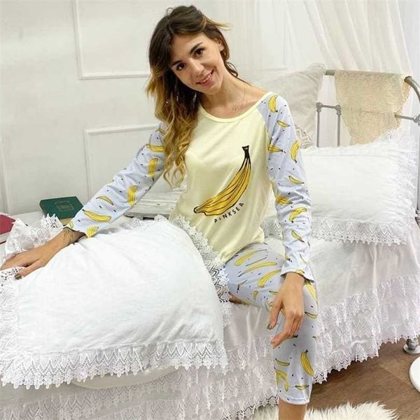 spring / summer cotton long-sleeved trousers ladies pajamas suit simple style long women's sleepwear 211215, Black;red
spring / summer cotton long-sleeved trousers ladies pajamas suit simple style long women's sleepwear 211215, Black;red