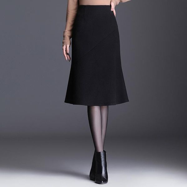 skirts autumn & winter arrival woolen fishtail skirt thin high waist simple black stretch all-match women hip
skirts autumn & winter arrival woolen fishtail skirt thin high waist simple black stretch all-match women hip