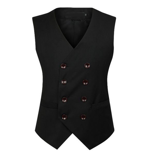 men's vests suit dress double beasted fashion sleeveless man business casual blazer slim fit waistcoat wholesale t2ho, Black;white
men's vests suit dress double beasted fashion sleeveless man business casual blazer slim fit waistcoat wholesale t2ho, Black;white