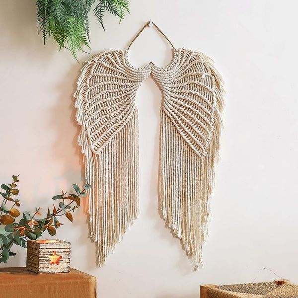 tapestries makarame angel wing wall hanging, hand woven tapestry, bohemian art, home decoration, kindergarten decorative gifts
tapestries makarame angel wing wall hanging, hand woven tapestry, bohemian art, home decoration, kindergarten decorative gifts