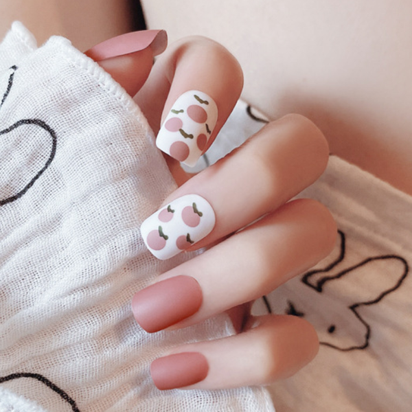 24 pcsset peach pink texture false nail frosted short fake nails full cover scrub french nail art4317614, Red;gold
24 pcsset peach pink texture false nail frosted short fake nails full cover scrub french nail art4317614, Red;gold