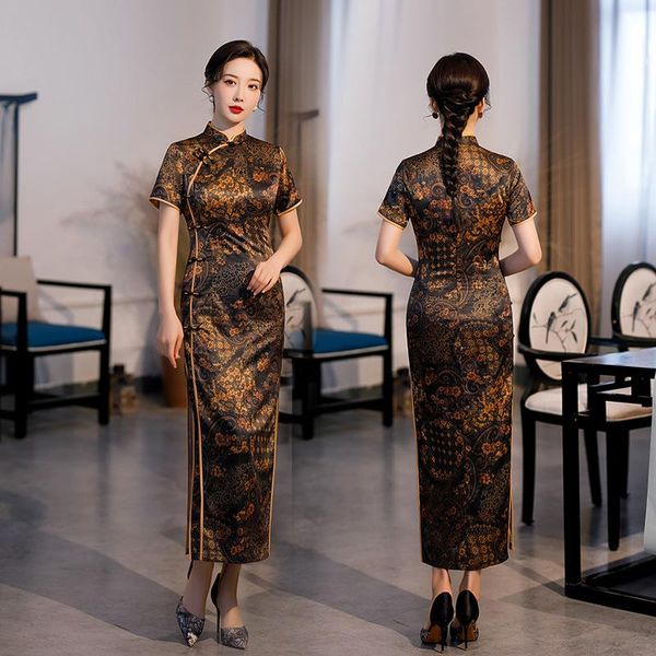 ethnic clothing lady large size 3xl 4xl print floral qipao rayon long cheongsam traditional chinese dress gown elegant wedding party vestido, Red
ethnic clothing lady large size 3xl 4xl print floral qipao rayon long cheongsam traditional chinese dress gown elegant wedding party vestido, Red