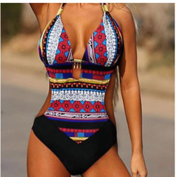 women's swimwear women bikini bodysuit retro swimsuit lady halter bandage vintage female bathing deep v-neck slim summer beachwear, White;black
women's swimwear women bikini bodysuit retro swimsuit lady halter bandage vintage female bathing deep v-neck slim summer beachwear, White;black