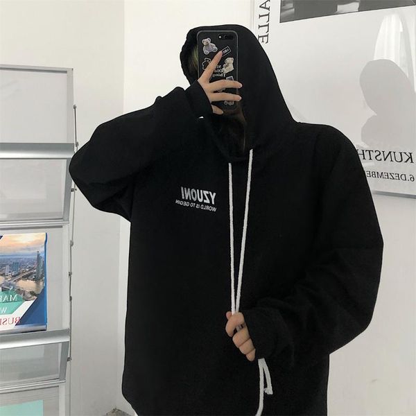 women's hoodies & sweatshirts hip hop drawstring women autumn korean ins couple clothes long sleeve letter printing all-match creativit, Black
women's hoodies & sweatshirts hip hop drawstring women autumn korean ins couple clothes long sleeve letter printing all-match creativit, Black