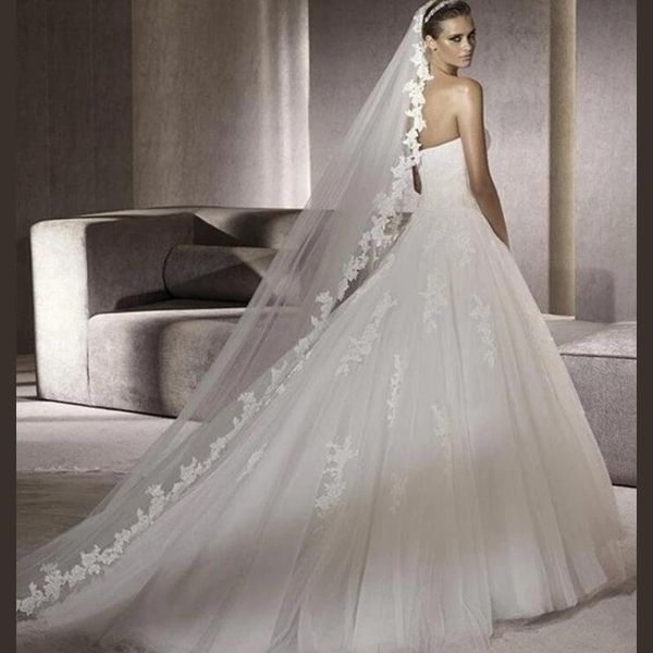 bridal veils in stock white ivory wed lace edge wedding 3m cathedral veil custom made tulle accessories bride, Black
bridal veils in stock white ivory wed lace edge wedding 3m cathedral veil custom made tulle accessories bride, Black
