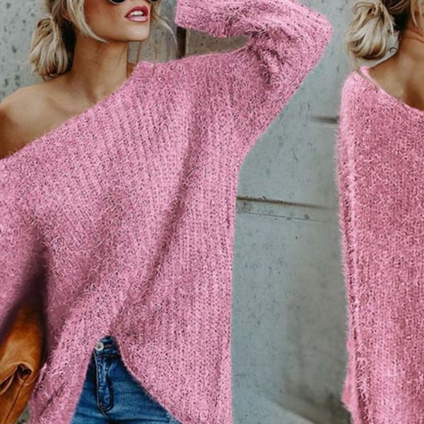 off shoulder knitted women sweater solid loose flare sleeve pullover jumpers female mink cashmere, White;black
off shoulder knitted women sweater solid loose flare sleeve pullover jumpers female mink cashmere, White;black
