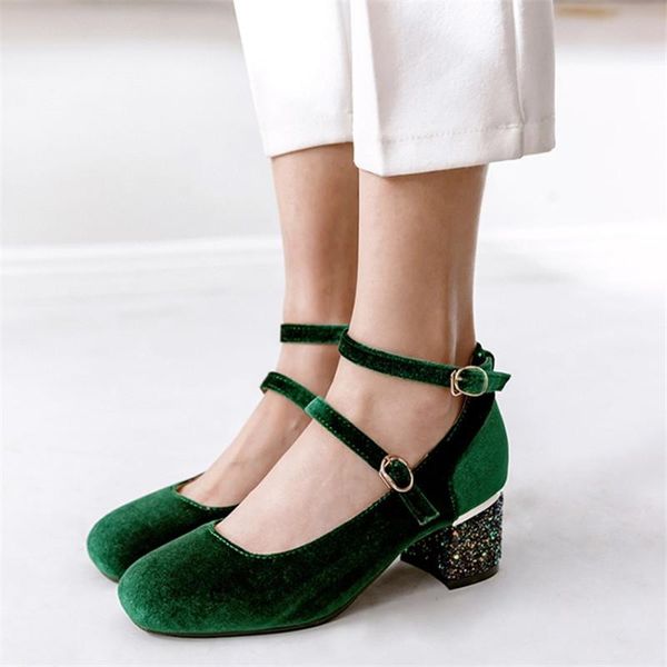 dress shoes pxelena quality flock retro girls mary janes square toe sequined bling block high heels women pumps 2021 spring 34-43, Black
dress shoes pxelena quality flock retro girls mary janes square toe sequined bling block high heels women pumps 2021 spring 34-43, Black