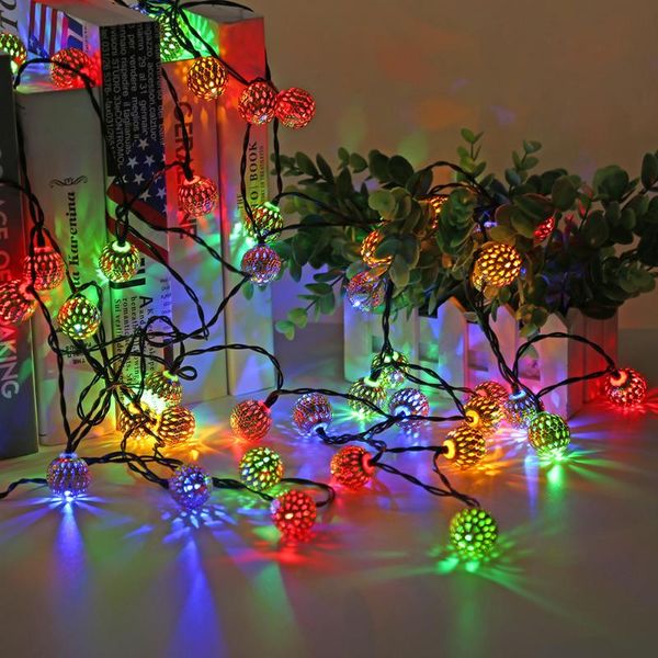 strings led solar string light wrought iron hollow moroccan ball fairy lamp waterproof metal colorful lantern garden party decor
strings led solar string light wrought iron hollow moroccan ball fairy lamp waterproof metal colorful lantern garden party decor