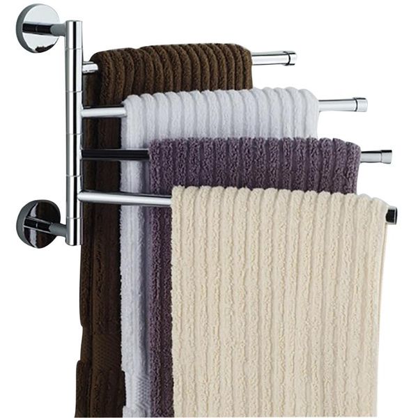 towel racks 2021 fashion wall-mounted, stainless steel swivel bars bathroom rack hanger, holder organizer
towel racks 2021 fashion wall-mounted, stainless steel swivel bars bathroom rack hanger, holder organizer