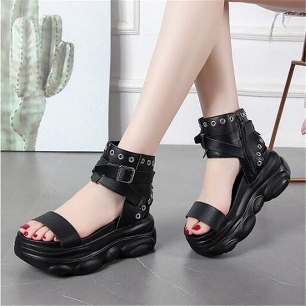 dress shoes women summer platform sandals soft comfort 7.5cm wedges walking fashion ankle buckle strap peep toe gladiator, Black
dress shoes women summer platform sandals soft comfort 7.5cm wedges walking fashion ankle buckle strap peep toe gladiator, Black