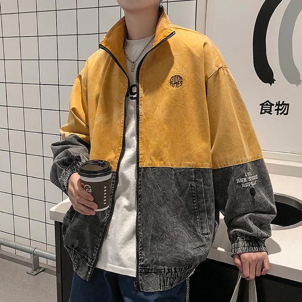 men's jackets plus size 5xl-m autumn winter japan style stand collar vintage letter embroidery loose casual men clothing 2021 sale, Black;brown
men's jackets plus size 5xl-m autumn winter japan style stand collar vintage letter embroidery loose casual men clothing 2021 sale, Black;brown