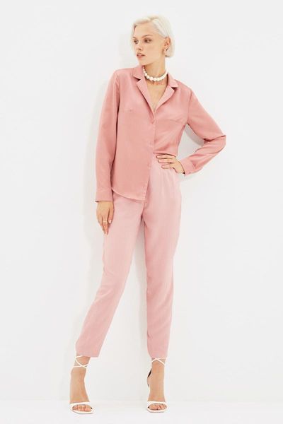 women's pants & capris trendyol carrot fit twoaw22pl0265, Black;white 
women's pants & capris trendyol carrot fit twoaw22pl0265, Black;white