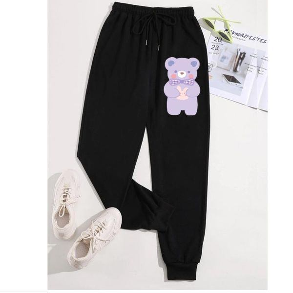 women's pants & capris kawaii cartoon bear print women casual loose korean style sweatpant autumn winter fashion female street black tr, Black;white
women's pants & capris kawaii cartoon bear print women casual loose korean style sweatpant autumn winter fashion female street black tr, Black;white