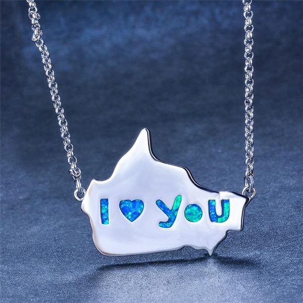 unique female big canada map pendants necklaces white blue fire opal necklace vintage silver color wedding for women pendant
unique female big canada map pendants necklaces white blue fire opal necklace vintage silver color wedding for women pendant