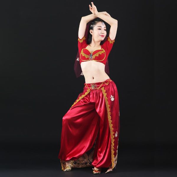 stage wear women belly dance suit halloween festival carnival cosplay costume 2pcs and pants, Black;red
stage wear women belly dance suit halloween festival carnival cosplay costume 2pcs and pants, Black;red