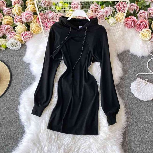 fashion suit autumn and winter chest hollow short hooded sweater suspender dress two-piece hk083 210506, White
fashion suit autumn and winter chest hollow short hooded sweater suspender dress two-piece hk083 210506, White