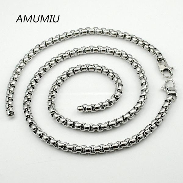 earrings & necklace amumiu stainless steel link chain mens boys jewelry set bracelet/necklace 8mm width hztz086, Silver
earrings & necklace amumiu stainless steel link chain mens boys jewelry set bracelet/necklace 8mm width hztz086, Silver
