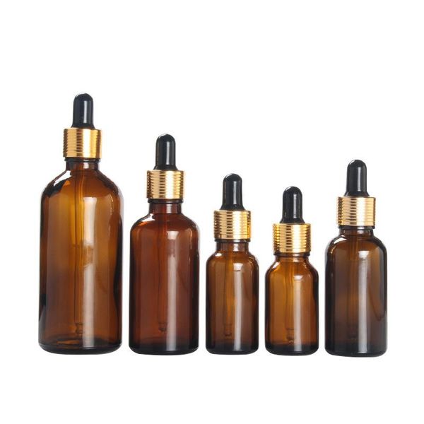 brown essential oil glass split bottle 24k gold foil concentrated trial essence dropper refillable storage bottles & jars
brown essential oil glass split bottle 24k gold foil concentrated trial essence dropper refillable storage bottles & jars