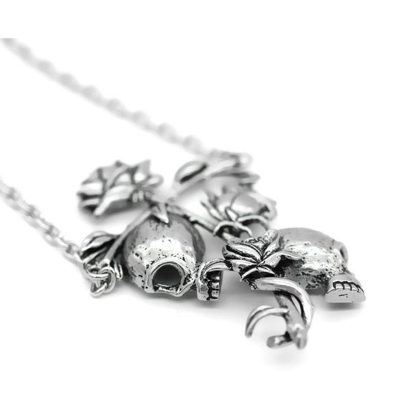 chains classic gothic retro style creative rose flower necklace female hip hop rock accessories pendant holiday birthday gift wholesale, Silver
chains classic gothic retro style creative rose flower necklace female hip hop rock accessories pendant holiday birthday gift wholesale, Silver