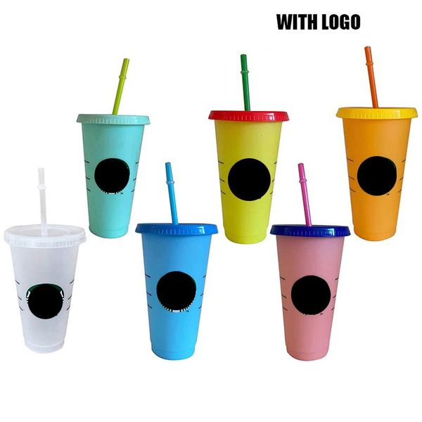 mugs 710ml 5pcs straw cup with color changing coffee logo reusable cups plastic tumbler matte finish
mugs 710ml 5pcs straw cup with color changing coffee logo reusable cups plastic tumbler matte finish