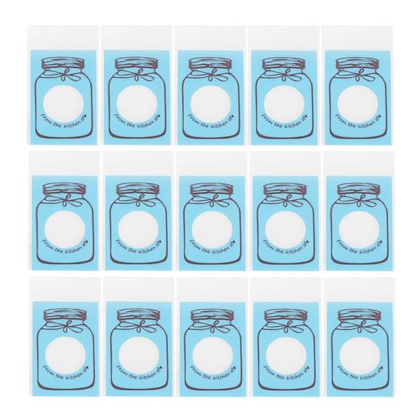 gift wrap 300pcs bottle pattern self-sealing bags food packaging bag pouch for candy cookie (blue jar)
gift wrap 300pcs bottle pattern self-sealing bags food packaging bag pouch for candy cookie (blue jar)