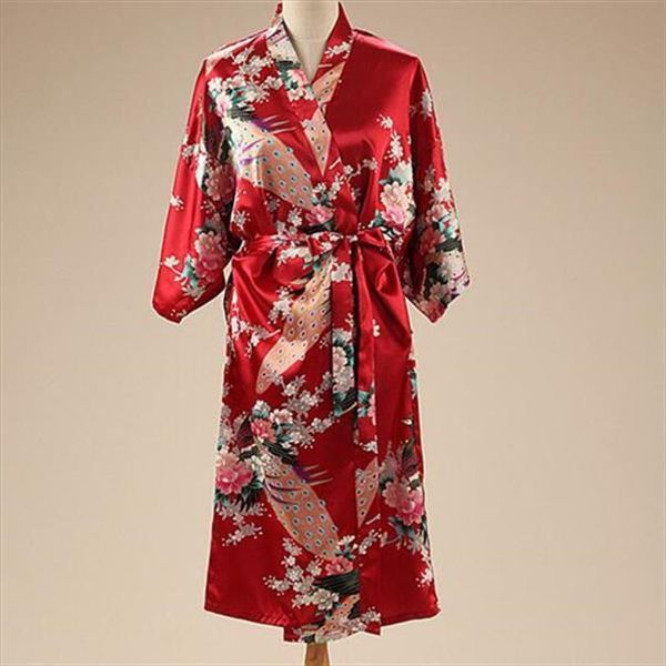 peacock print emulation silk womens sleepwears pajamas japanese kimono robe bathrobe nightgown half sleeve summer mid calf plus size 14color, Black;red
peacock print emulation silk womens sleepwears pajamas japanese kimono robe bathrobe nightgown half sleeve summer mid calf plus size 14color, Black;red