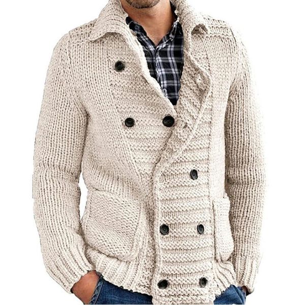 men's sweaters men vintage solid buttoned turn-down collar coats mens fashion long sleeve sweater cardigan autumn winter warm knitted o, White;black
men's sweaters men vintage solid buttoned turn-down collar coats mens fashion long sleeve sweater cardigan autumn winter warm knitted o, White;black