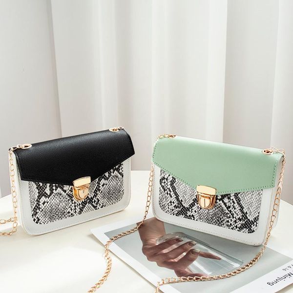 evening bags 2021 winter korean color matching snake skin pattern chain lock mobile phone shoulder diagonal small square bag pockets
evening bags 2021 winter korean color matching snake skin pattern chain lock mobile phone shoulder diagonal small square bag pockets