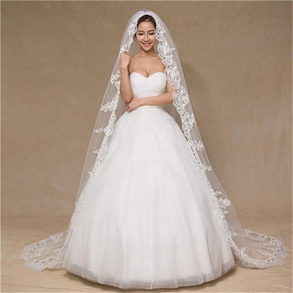 bridal veils long bride's wedding veil 3m length with comb cathedral headdress soft tulle white ivory simple accessories, Black
bridal veils long bride's wedding veil 3m length with comb cathedral headdress soft tulle white ivory simple accessories, Black