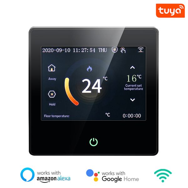 tuya wifi smart thermostat heating temperature controller with celsius/fahrenheit led touch screen work with alexa google home
tuya wifi smart thermostat heating temperature controller with celsius/fahrenheit led touch screen work with alexa google home