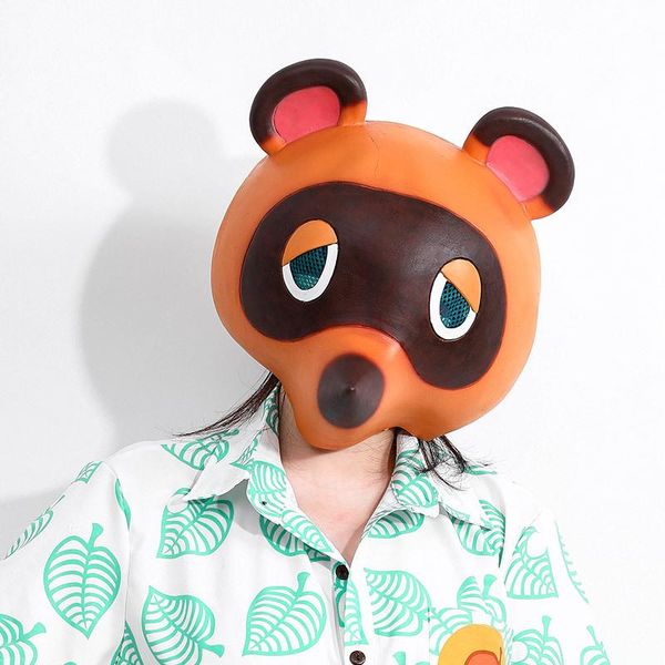 party masks animal crossing tom nook mask cosplay cute leopard cat latex helmet halloween carnival masquerade costume props
party masks animal crossing tom nook mask cosplay cute leopard cat latex helmet halloween carnival masquerade costume props