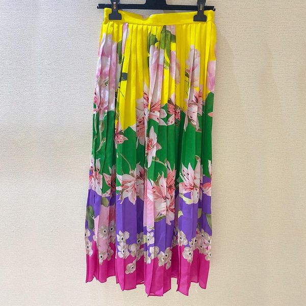 skirts 100% silk vacation casual flowers prints colorful pattern pleated midi for women side zipper skirt lady 2021, Black
skirts 100% silk vacation casual flowers prints colorful pattern pleated midi for women side zipper skirt lady 2021, Black