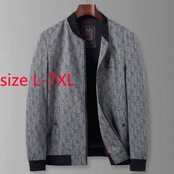 arrival super large spring men fashion casual baseball collar print coat jacket plus size x l2xl 3xl 4xl 5xl 6xl 7xl men's jackets, Black;brown
arrival super large spring men fashion casual baseball collar print coat jacket plus size x l2xl 3xl 4xl 5xl 6xl 7xl men's jackets, Black;brown
