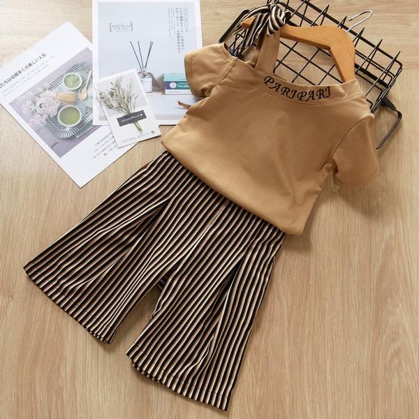 clothing sets toddler girls summer clothes short sleeve t-shirt+striped pants kids 2 piece set fashion cotton children, White
clothing sets toddler girls summer clothes short sleeve t-shirt+striped pants kids 2 piece set fashion cotton children, White
