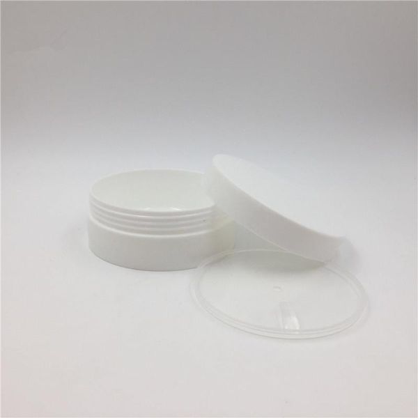 storage bottles & jars 42pcs/lot 100ml white cylinder flat pp face cream cosmetic plastic jar with lids and hollow bottom
storage bottles & jars 42pcs/lot 100ml white cylinder flat pp face cream cosmetic plastic jar with lids and hollow bottom