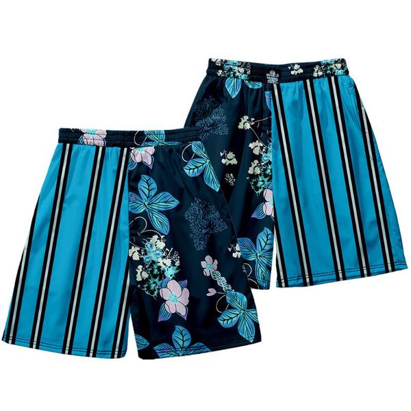 men blue floral striped patchwork beach shorts bottoms elastic waist fashion boardshorts plus size 6xl men's, White;black
men blue floral striped patchwork beach shorts bottoms elastic waist fashion boardshorts plus size 6xl men's, White;black